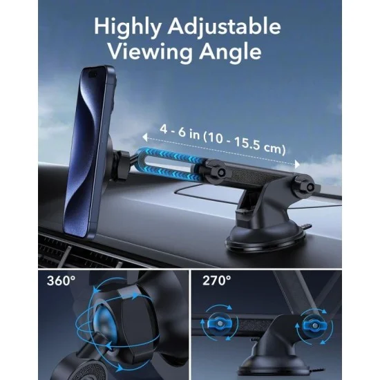 Esr Halolock Dashboard Phone Mount - Black
